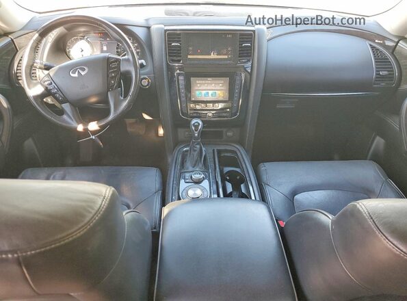 JN8AZ2NF6L9703304 2020 INFINITI QX80 Silver Սարքավորումների վահանակի տեսք