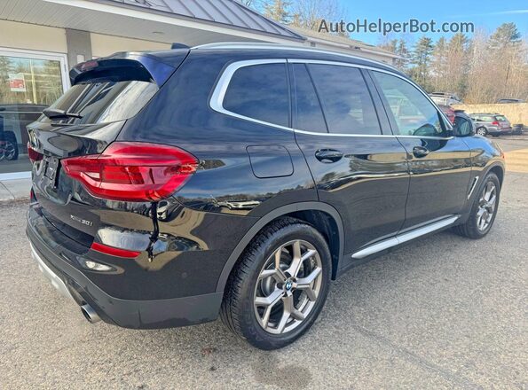 5UXTY5C09M9H28918 2021 BMW X3 Black წინა ხედი