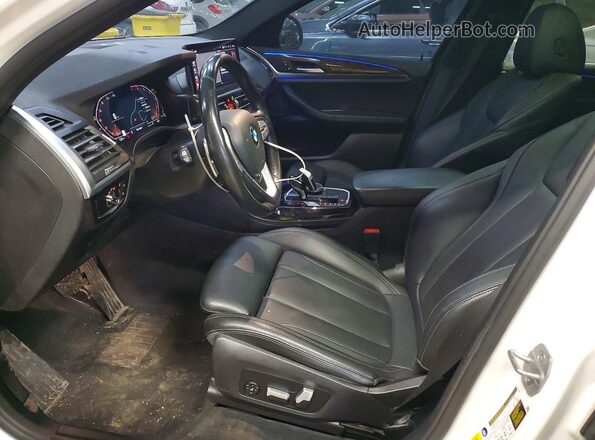5UX33DT09N9K12081 2022 BMW X4 White Вид панелі приладів