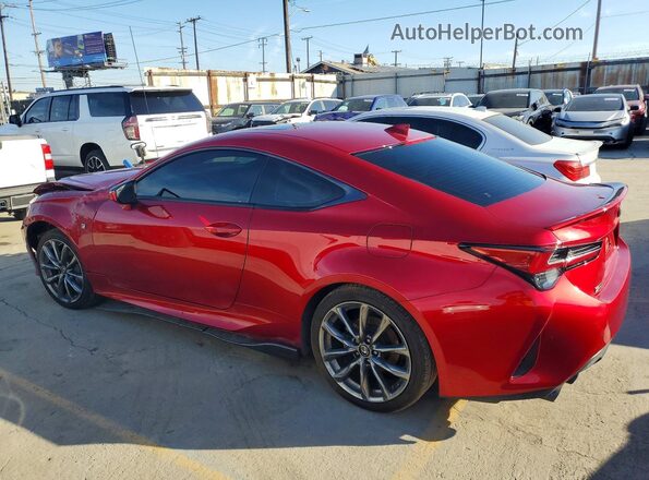 JTHSZ5DC4M5010618 2021 LEXUS RC Red უკანა მარჯვენა