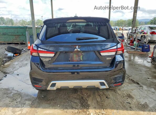 JA4AP3AU1LU007176 2020 MITSUBISHI OUTLANDER Black წინა სალონის ხედი