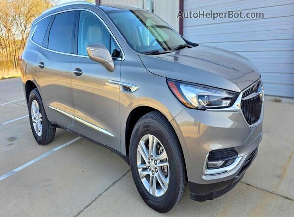 5GAERBKW0JJ174799 2018 BUICK ENCLAVE Серебряный Задняя левая четверть