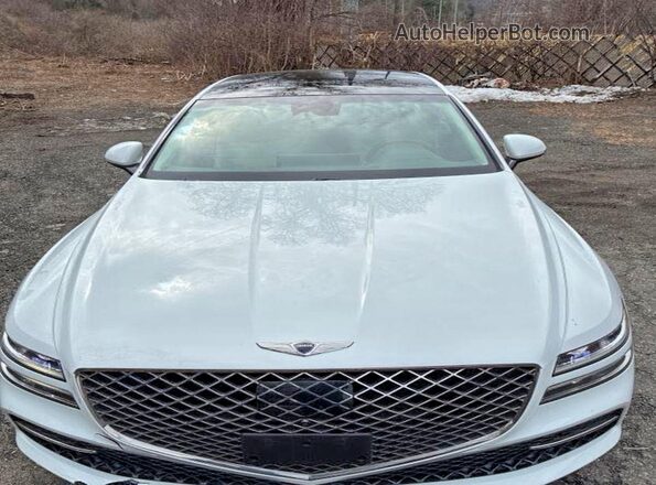 KMTGB4SC2NU092298 2022 GENESIS G80 Белый Панорамный вид салона 360°