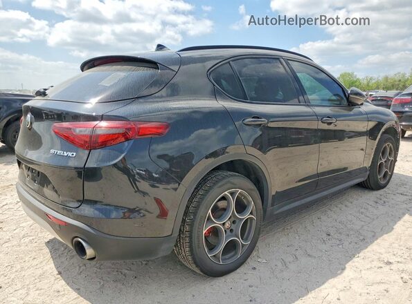 ZASFAKNN1J7B72951 2018 ALFA ROMEO STELVIO Black Przód prawy