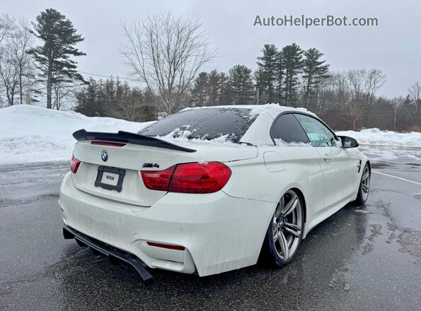 WBS3U9C57GP969947 2016 BMW M4 White Вид спереду