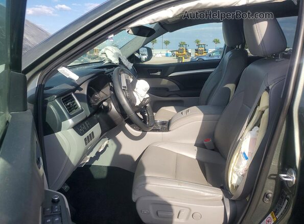5TDJZRFH3KS702826 2019 TOYOTA HIGHLANDER Gray 
