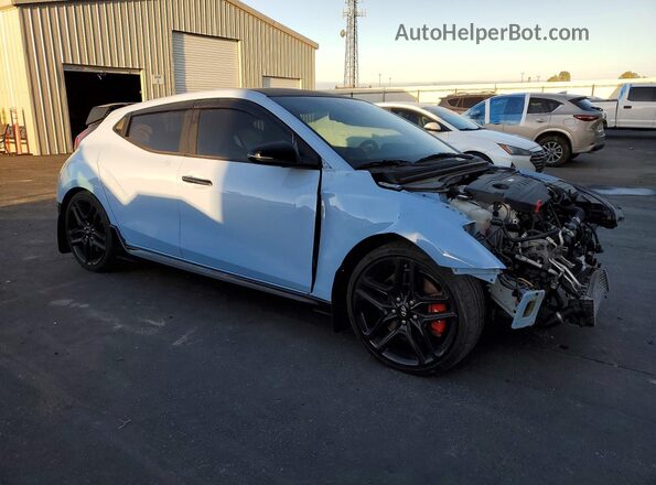 KMHT36AH2NU015350 2022 HYUNDAI VELOSTER Blue წინა მარჯვენა