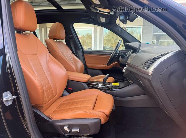 5UXTY5C09M9H28918 2021 BMW X3 Black უკანა ხედი