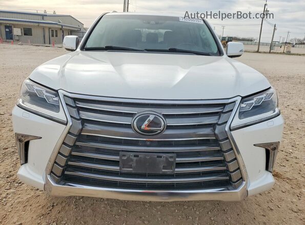 JTJHY7AX2K4285258 2019 LEXUS LX White უკანა ხედი