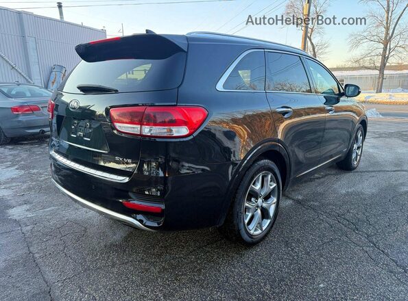 5XYPKDA56GG030215 2016 KIA SORENTO Black Widok z przodu