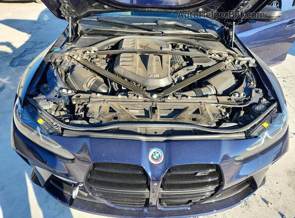 WBS43AY04PFN35500 2023 BMW M3 Синий Вид задней части салона