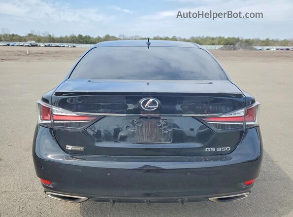 JTHBZ1BL4JA015896 2018 LEXUS GS Black Սալոնի դիմացի տեսք