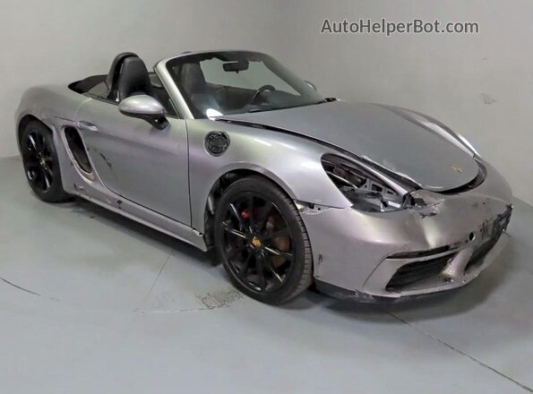 WP0CA2A89HS221493 2017 PORSCHE BOXSTER Silver 