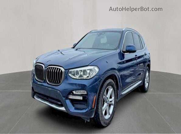 5UXTR7C5XKLF30580 2019 BMW X3 Blue 