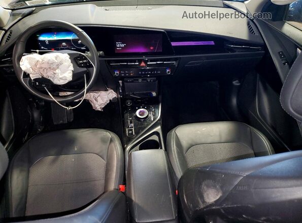KNDCR3L16P5053288 2023 KIA NIRO EV Black Вид щитка приладів