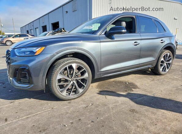WA1B4AFY1M2027101 2021 AUDI SQ5 Gray Tył lewy