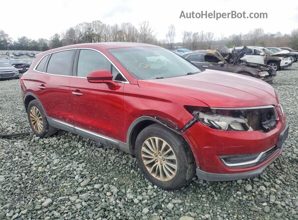 2LMTJ8KR1GBL31618 2016 LINCOLN MKX Красный Вид спереди