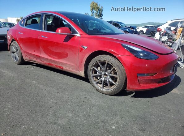 5YJ3E1EA9KF299076 2019 TESLA MODEL 3 Красный 