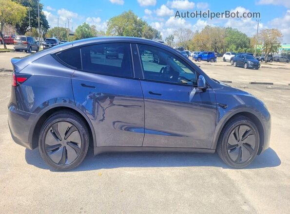 7SAYGDED1SA365292 2025 TESLA MODEL Y Gray Widok zestawu wskaźników