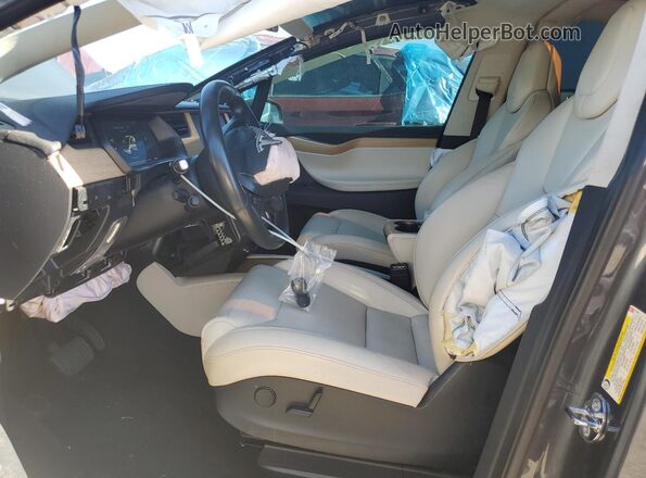 5YJXCAE21KF162987 2019 TESLA MODEL X Gray 