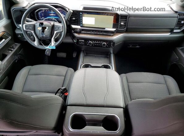 2GC1YNE72R1100618 2024 CHEVROLET SILVERADO Black Widok deski rozdzielczej