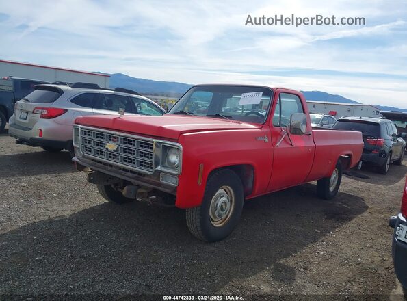 CCL447F510362     1977 CHEVROLET C10 Red 