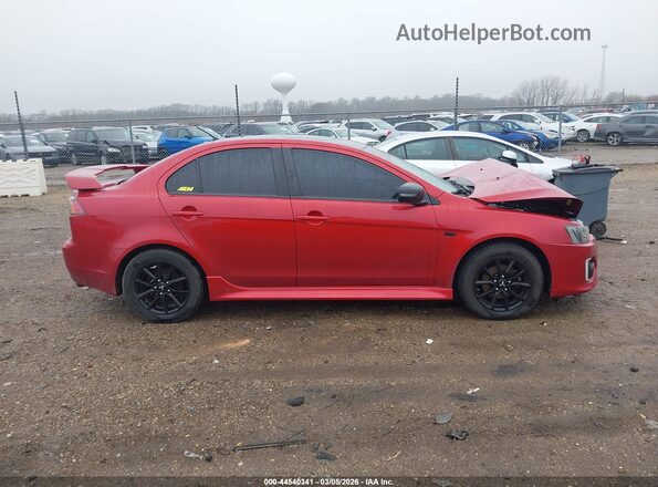 JA32U2FU6HU015544 2017 MITSUBISHI LANCER Red Widok wnętrza 360 stopni