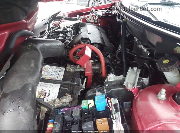 JA32U2FU6HU015544 2017 MITSUBISHI LANCER Red Widok z tyłu