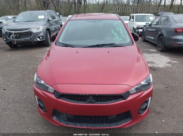 JA32U2FU8GU007735 2016 MITSUBISHI LANCER Red Вид спереду
