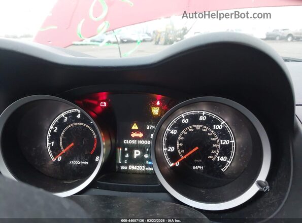 JA32U2FU8GU007735 2016 MITSUBISHI LANCER Red Вид задніх сидінь