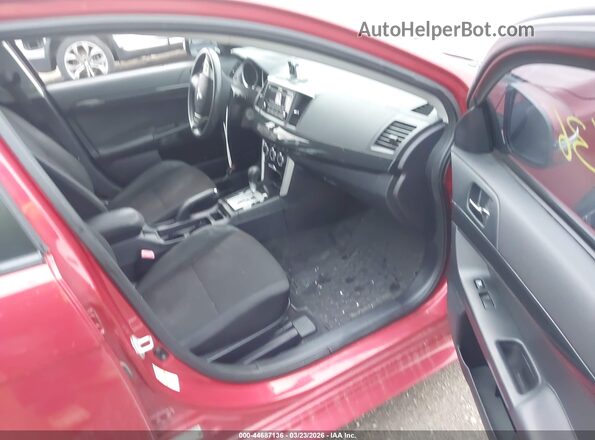 JA32U2FU8GU007735 2016 MITSUBISHI LANCER Red Вид салону спереду