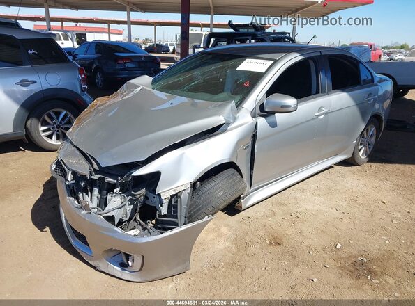 JA32U2FUXGU011530 2016 MITSUBISHI LANCER Silver Przód lewy