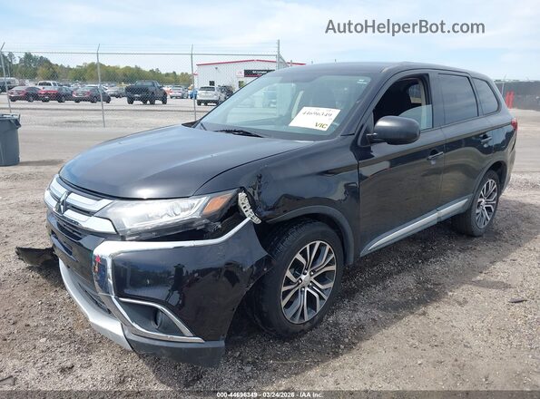 JA4AD2A33JZ001468 2018 MITSUBISHI OUTLANDER Черный Передняя левая четверть