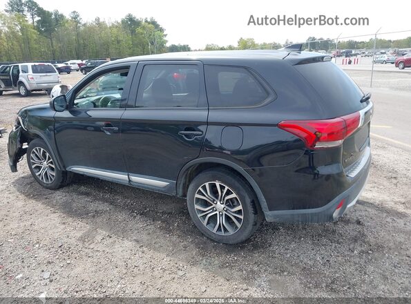 JA4AD2A33JZ001468 2018 MITSUBISHI OUTLANDER Черный Задняя левая четверть