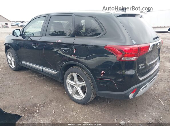 JA4AD3A34KZ041758 2019 MITSUBISHI OUTLANDER Black Trasero izquierdo