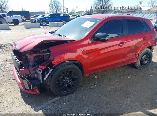 JA4AP3AU0JU010504 2018 MITSUBISHI OUTLANDER SPORT Красный Передняя левая четверть