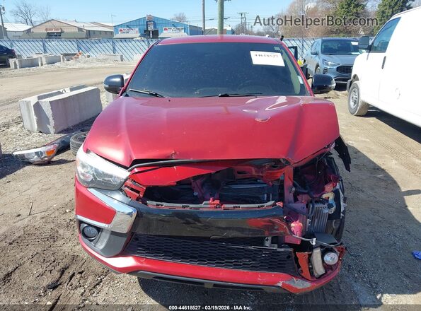JA4AP3AU0JU010504 2018 MITSUBISHI OUTLANDER SPORT Красный Вид щитка приборов