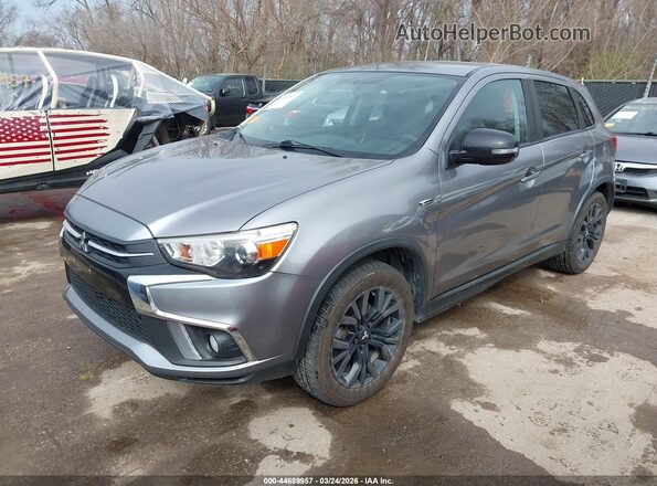 JA4AP3AU4KU009275 2019 MITSUBISHI OUTLANDER SPORT Серый Передняя левая четверть