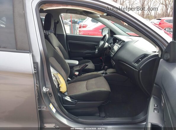 JA4AP3AU4KU009275 2019 MITSUBISHI OUTLANDER SPORT Серый Вид салона спереди