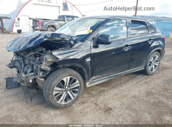 JA4AP3AU4LU031388 2020 MITSUBISHI OUTLANDER SPORT Черный Передняя левая четверть