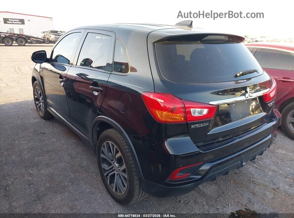 JA4AP3AU6JZ015046 2018 MITSUBISHI OUTLANDER SPORT Black Rear left