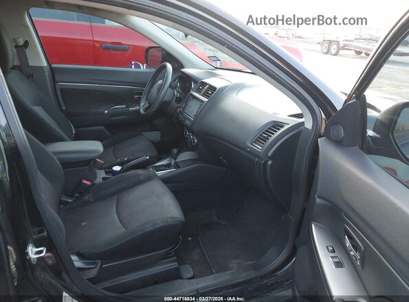 JA4AP3AU6JZ015046 2018 MITSUBISHI OUTLANDER SPORT Black Front interior view