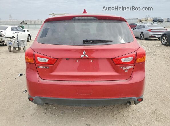 JA4AP3AW8HZ020096 2017 MITSUBISHI OUTLANDER Красный Вид сзади