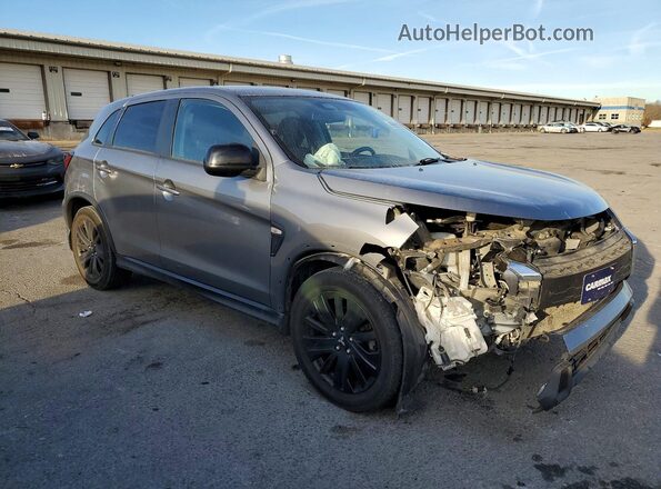 JA4APUAU2MU009610 2021 MITSUBISHI OUTLANDER Gray Front right