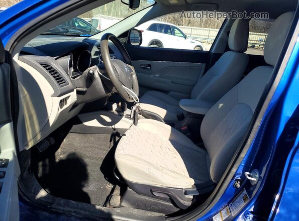 JA4APUAU3MU003945 2021 MITSUBISHI OUTLANDER Blue Вид салону спереду