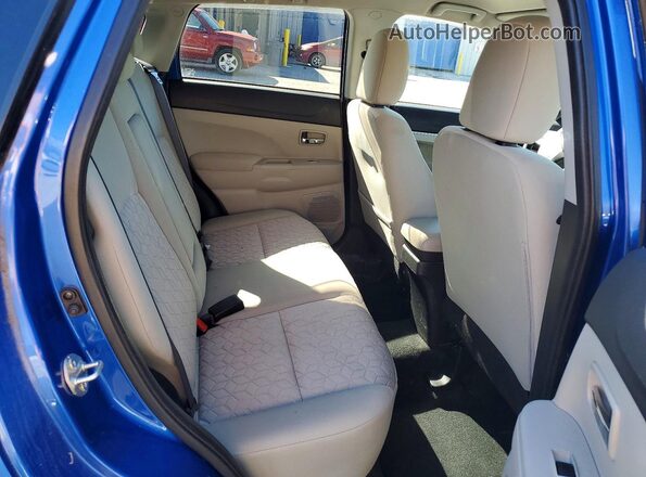 JA4APUAU3MU003945 2021 MITSUBISHI OUTLANDER Blue Вид задньої частини салону