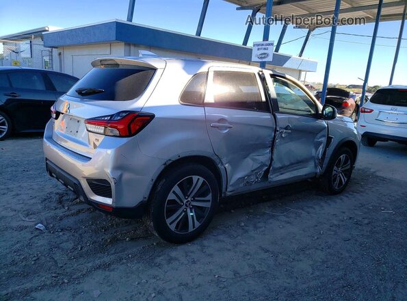 JA4APVAU0MU017940 2021 MITSUBISHI OUTLANDER Серебряный Задняя правая четверть