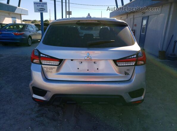 JA4APVAU0MU017940 2021 MITSUBISHI OUTLANDER Серебряный Вид сзади