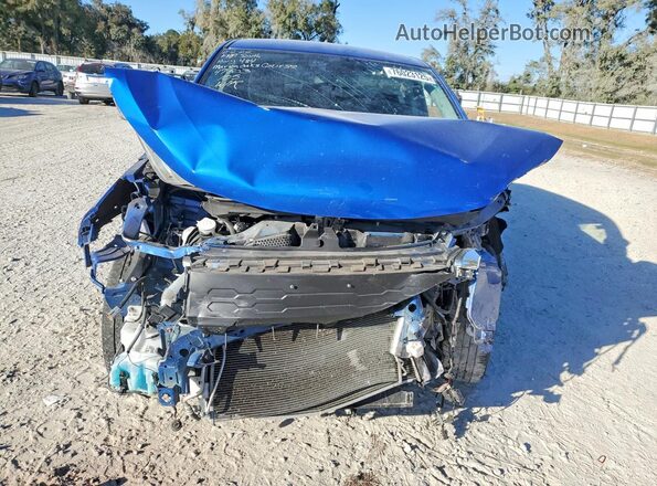 JA4APVAU4MU021392 2021 MITSUBISHI OUTLANDER Blue Вид спереду