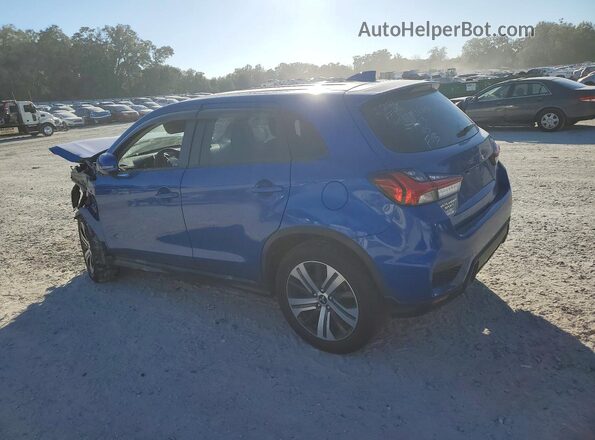 JA4APVAU4MU021392 2021 MITSUBISHI OUTLANDER Blue Задня ліва чверть